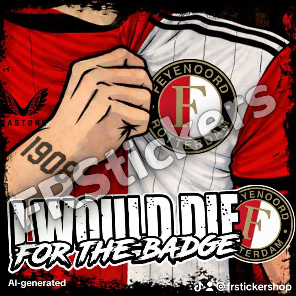 I Would Die For The Badge 10 stuks